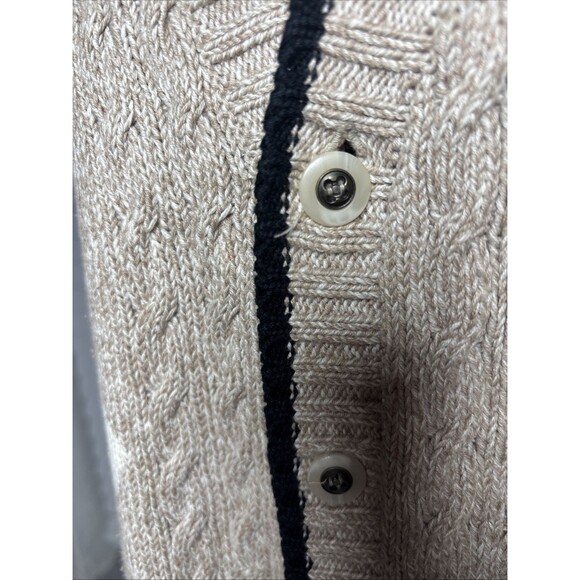 Lizwear Petite Small Vintage Knit Cardigan Old Money Aesthetic 90s Preppy - Picture 6 of 11